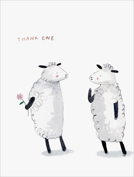 Thank you Card / Thank Ewe