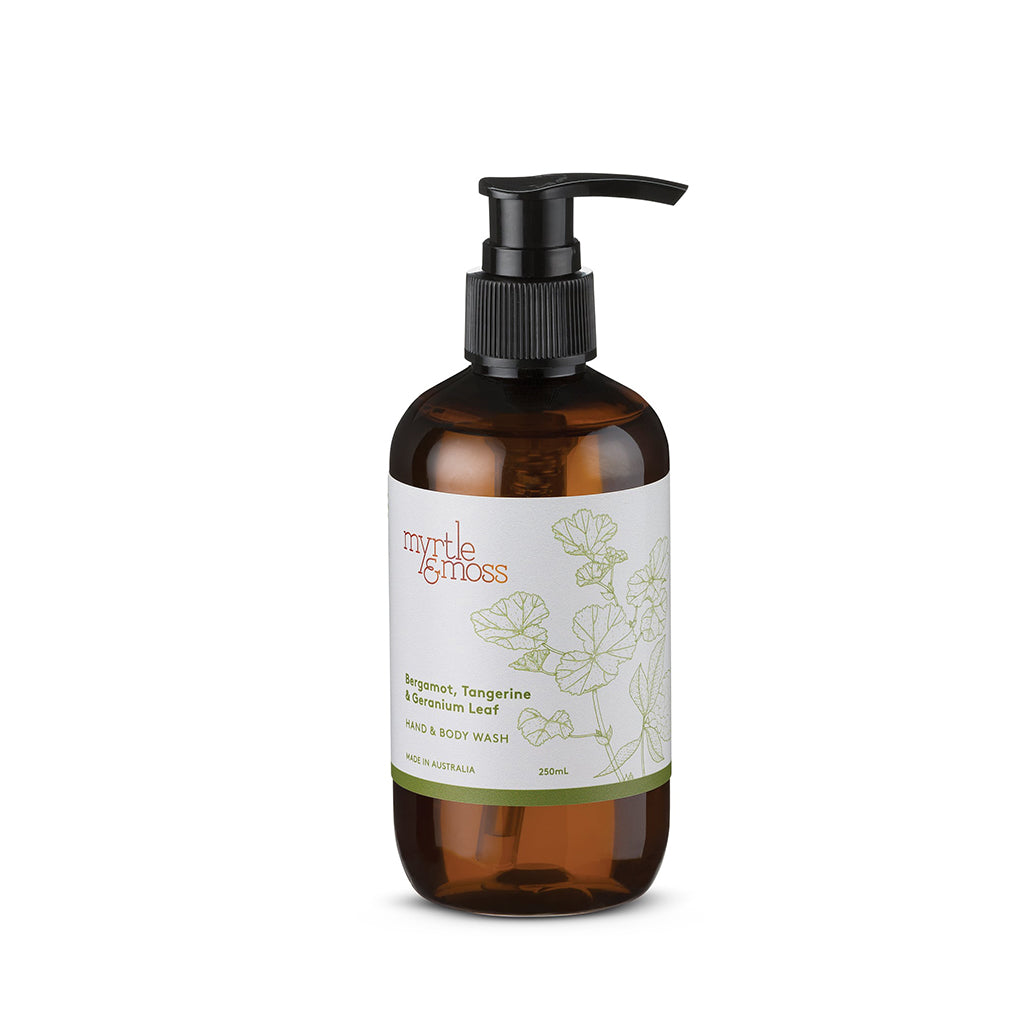 Hand & Body Wash 250ml / Bergamot Rind, Tangerine & Geranium Leaf