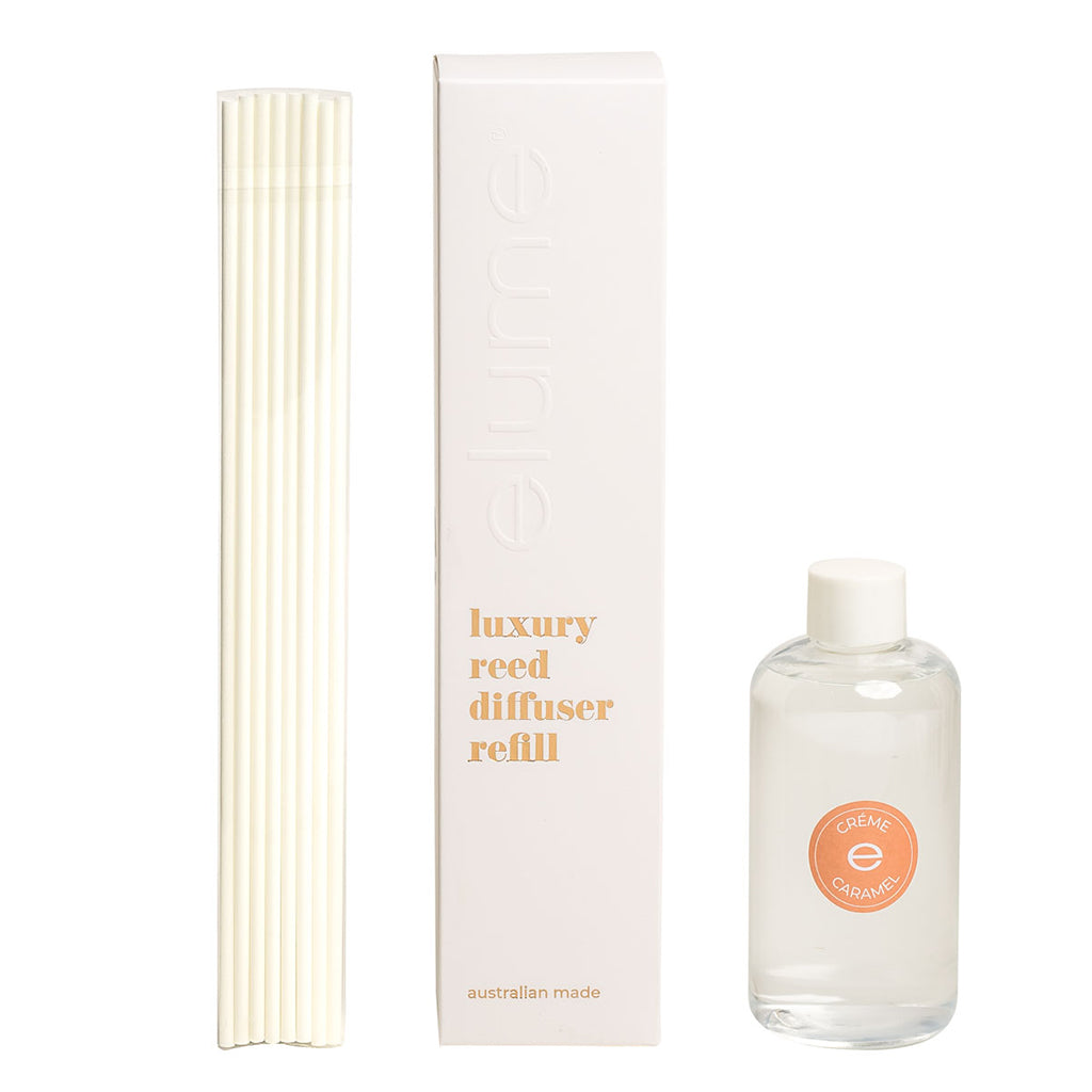 Reed Diffuser REFILL / Creme Caramel & Macadamia