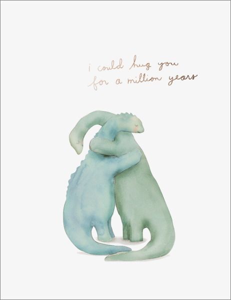 Greeting Card / Million Year Hug