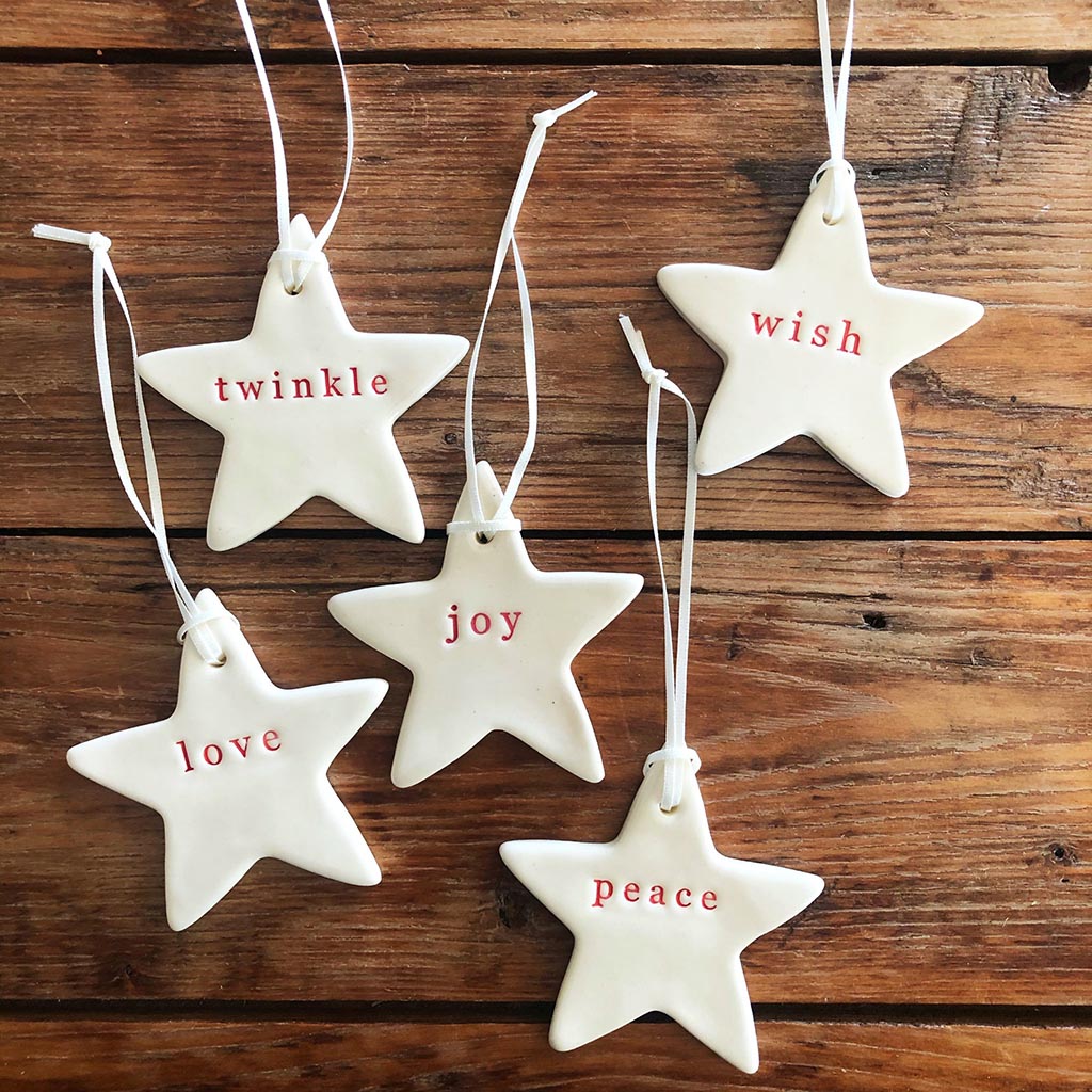 Ceramic Star Ornament