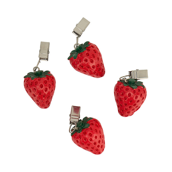 Clip on Tablecloth Weights / Strawberry