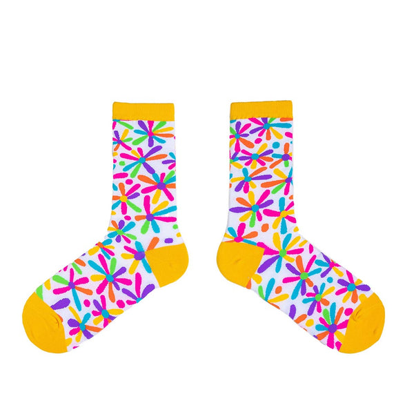 Women's Socks / Happy Daisies