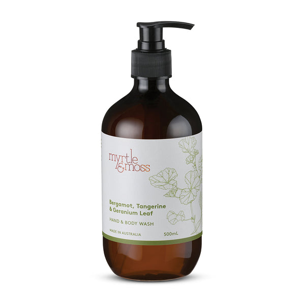 Hand & Body Wash 500ml / Bergamot, Tangerine & Geranium Leaf