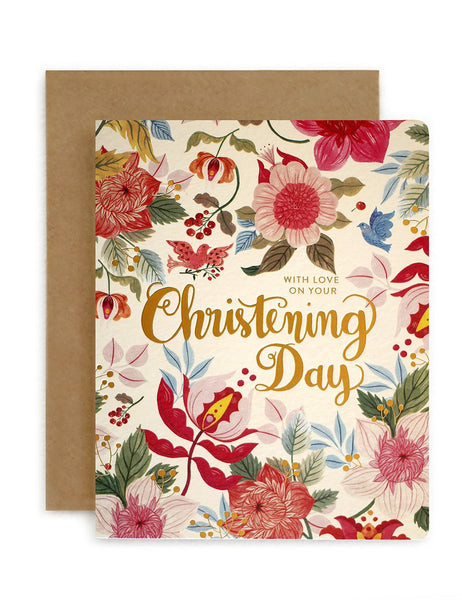Greeting Card / With Love on your Christening Day