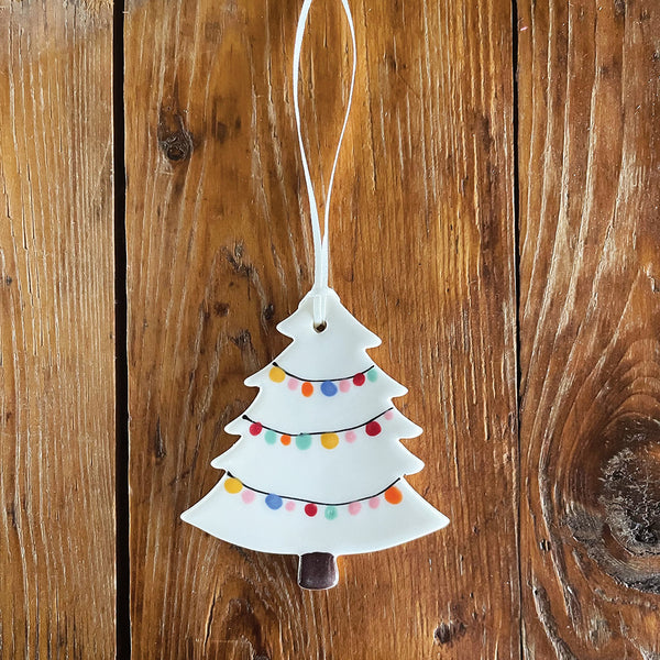 Christmas Tree Ceramic Ornament
