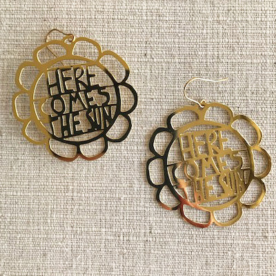 Here Comes the Sun Earrings by Denz & Co