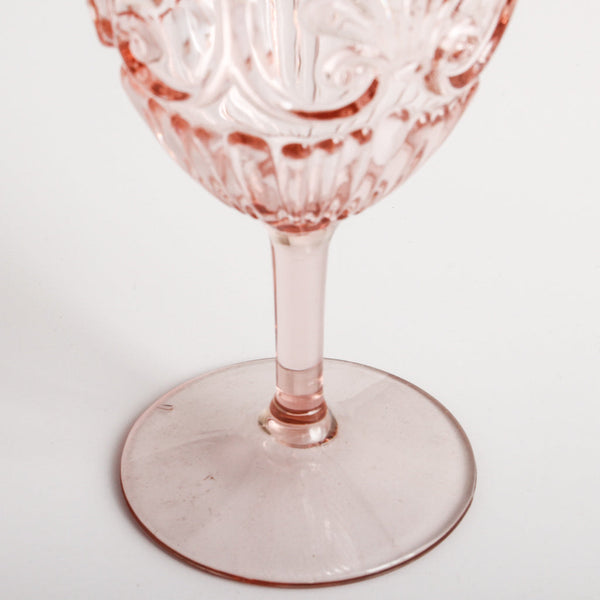 Flemington Acrylic Martini Glass / Pale Pink