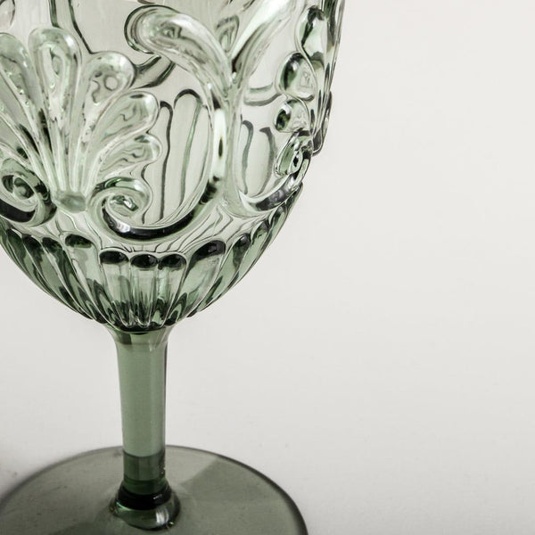 Flemington Acrylic Wine Glass / Green
