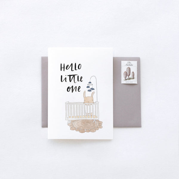 Greeting Card / Hello Little One