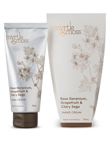 Hand Cream / Rose Geranium, Grapefruit & Clary Sage
