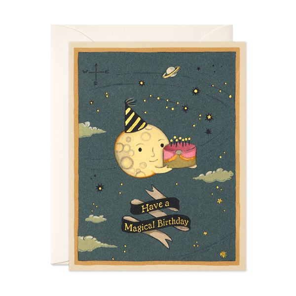 Birthday Card / Moon Cake